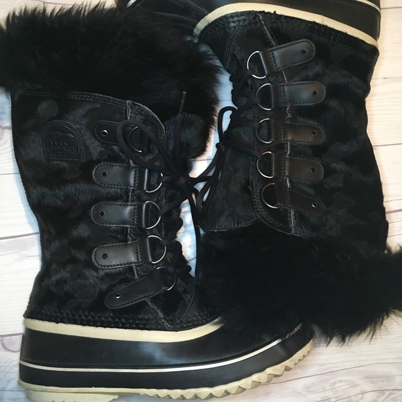Sorel Shoes - Sorel Joan of Arctic Reserve Black Boots Luxury